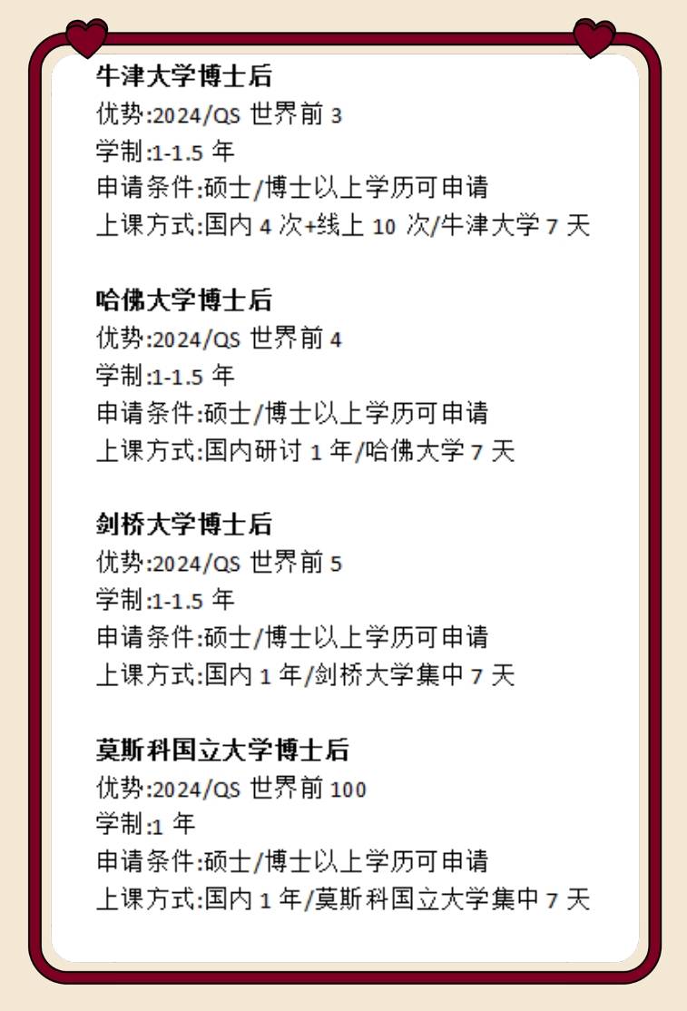 博士后的意思与独特内涵